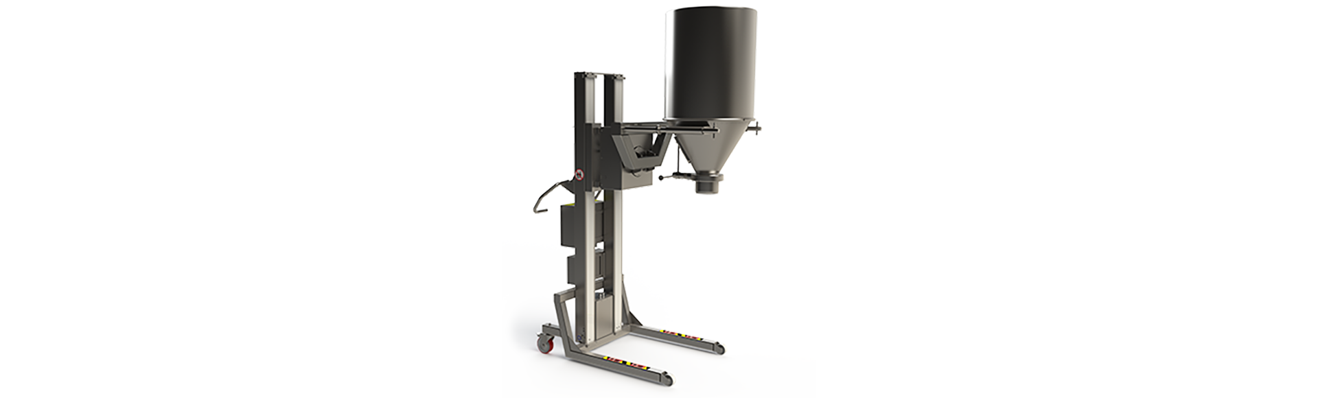 Clean Room Equipment: Lifting Solution with Rotating Double Mandrel for Vessel