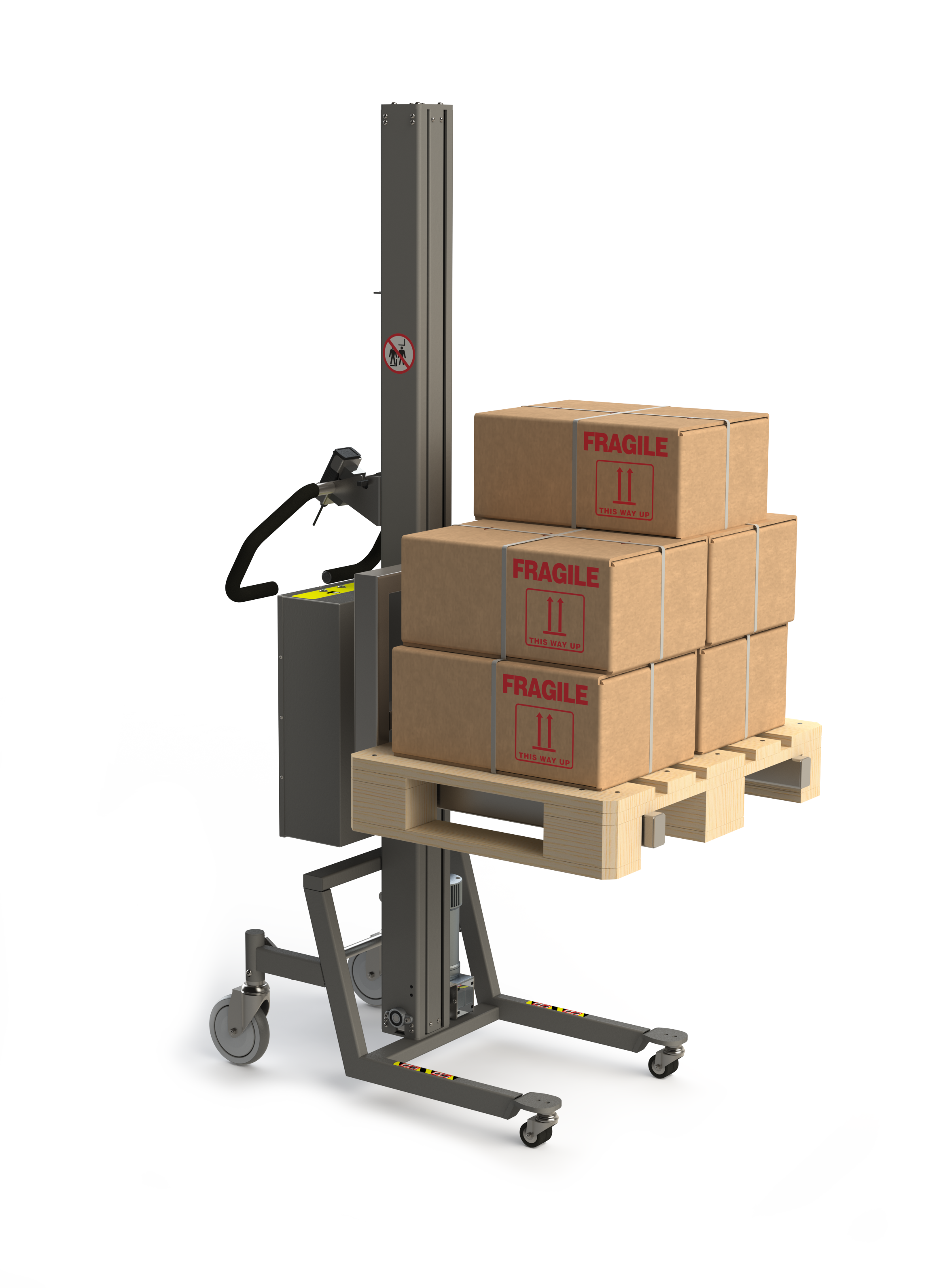 Heavy-duty elektrisk stållift - 150 kg løftekapacitet (N)