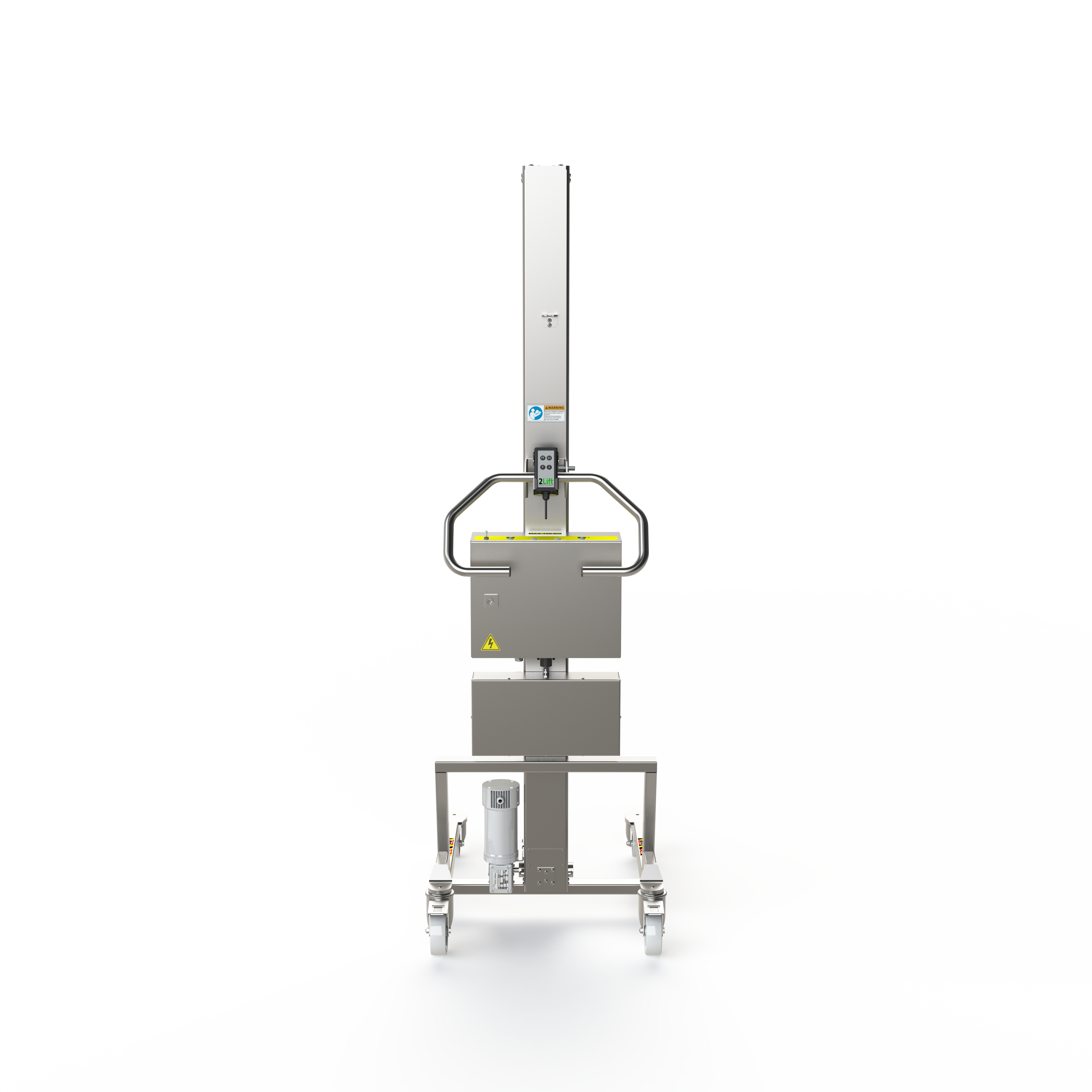 Hygiejnisk elektrisk lift i rustfrit stål (GMP) - 150 kg løftekapacitet (SF)