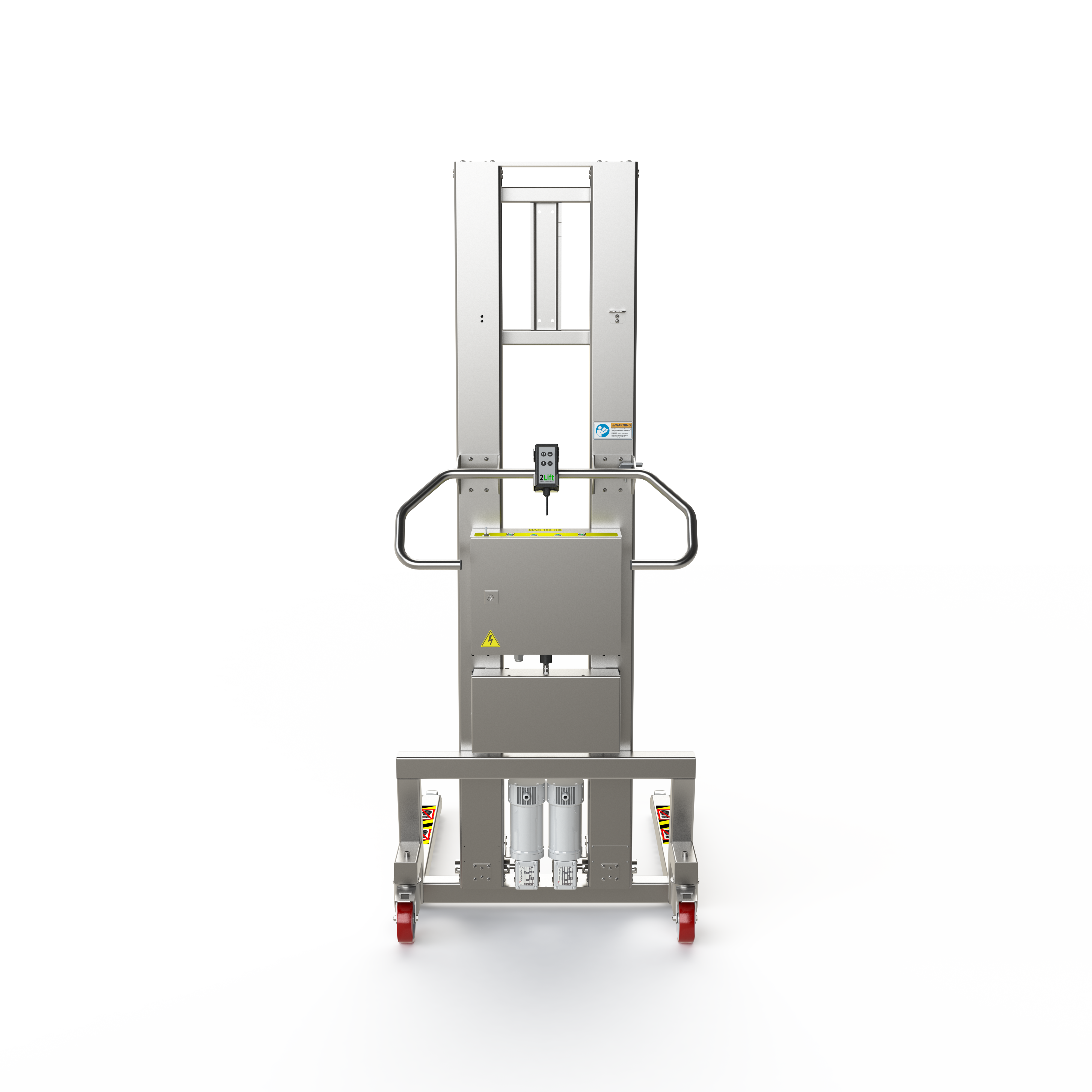 Hygiejnisk elektrisk lift i rustfrit stål (GMP) - 300 kg løftekapacitet (SF)
