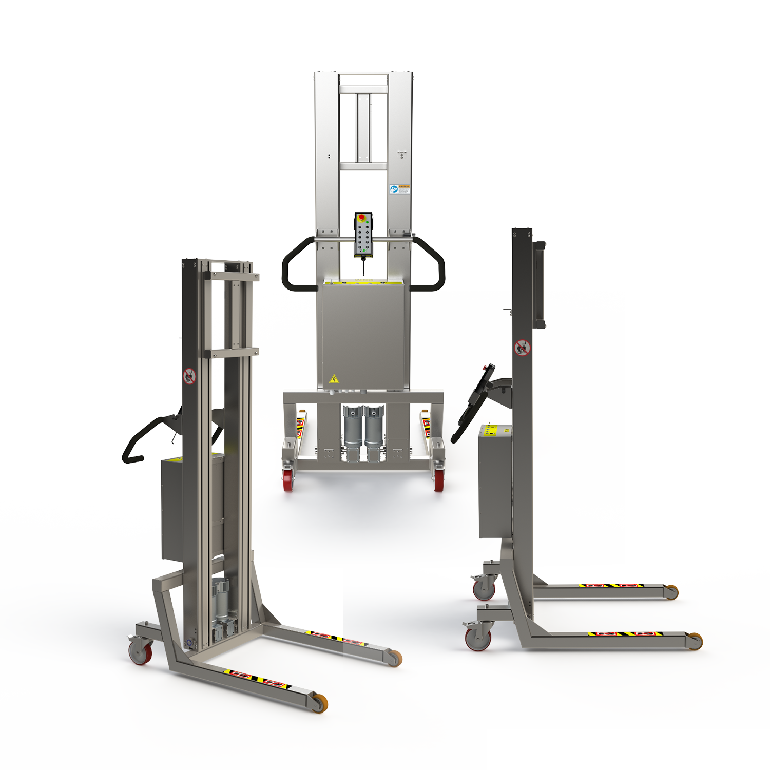 Heavy-duty elektrisk lift i rustfrit stål - 300 kg løftekapacitet (SN)