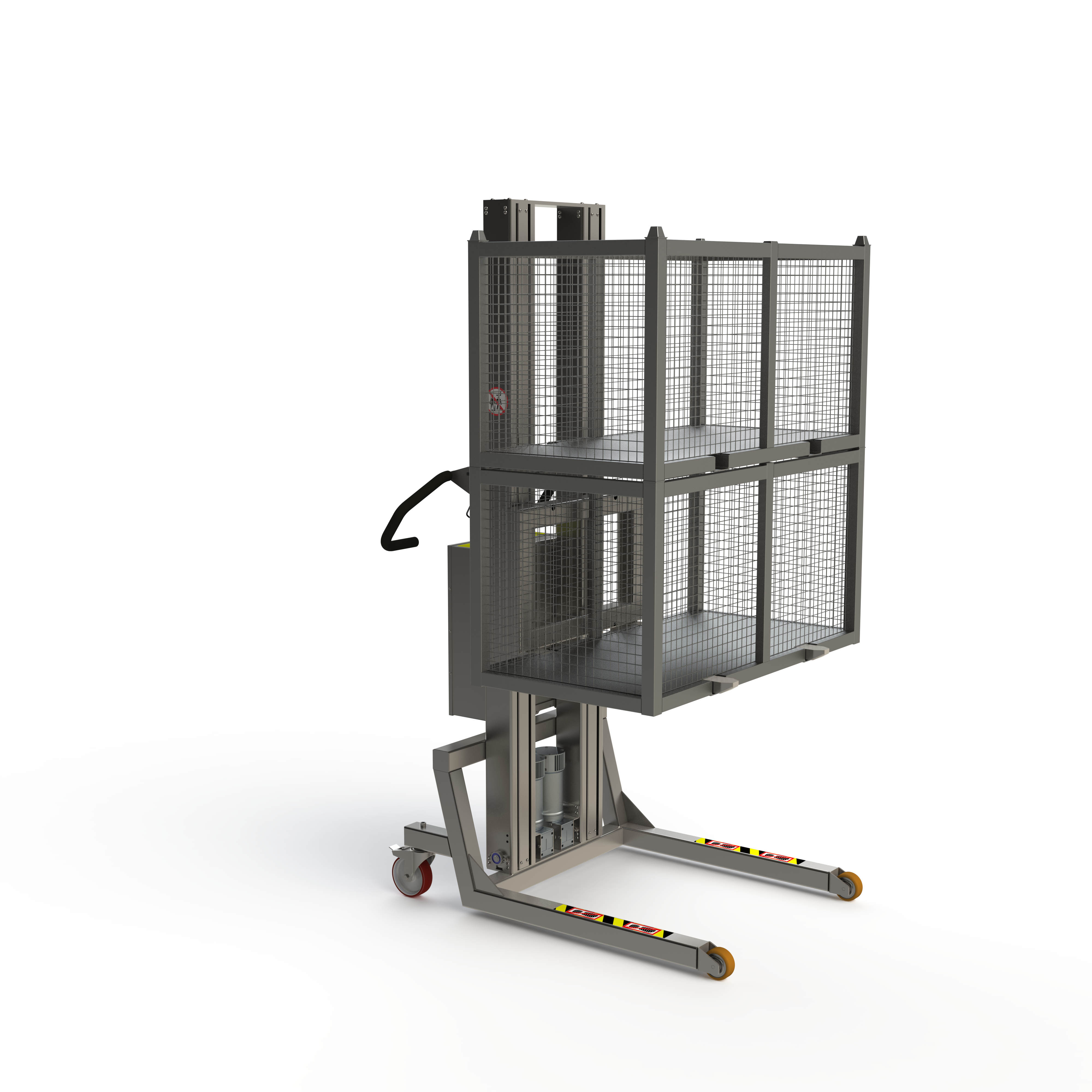 Heavy-duty elektrisk lift i rustfrit stål - 300 kg løftekapacitet (SN)