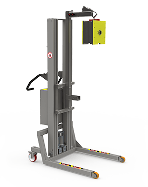Specialdesignet løftekran med bomarm og krogsystem. 2Lift ApS.
