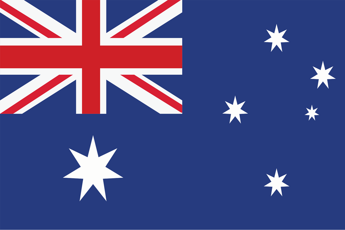 Australiens flag.