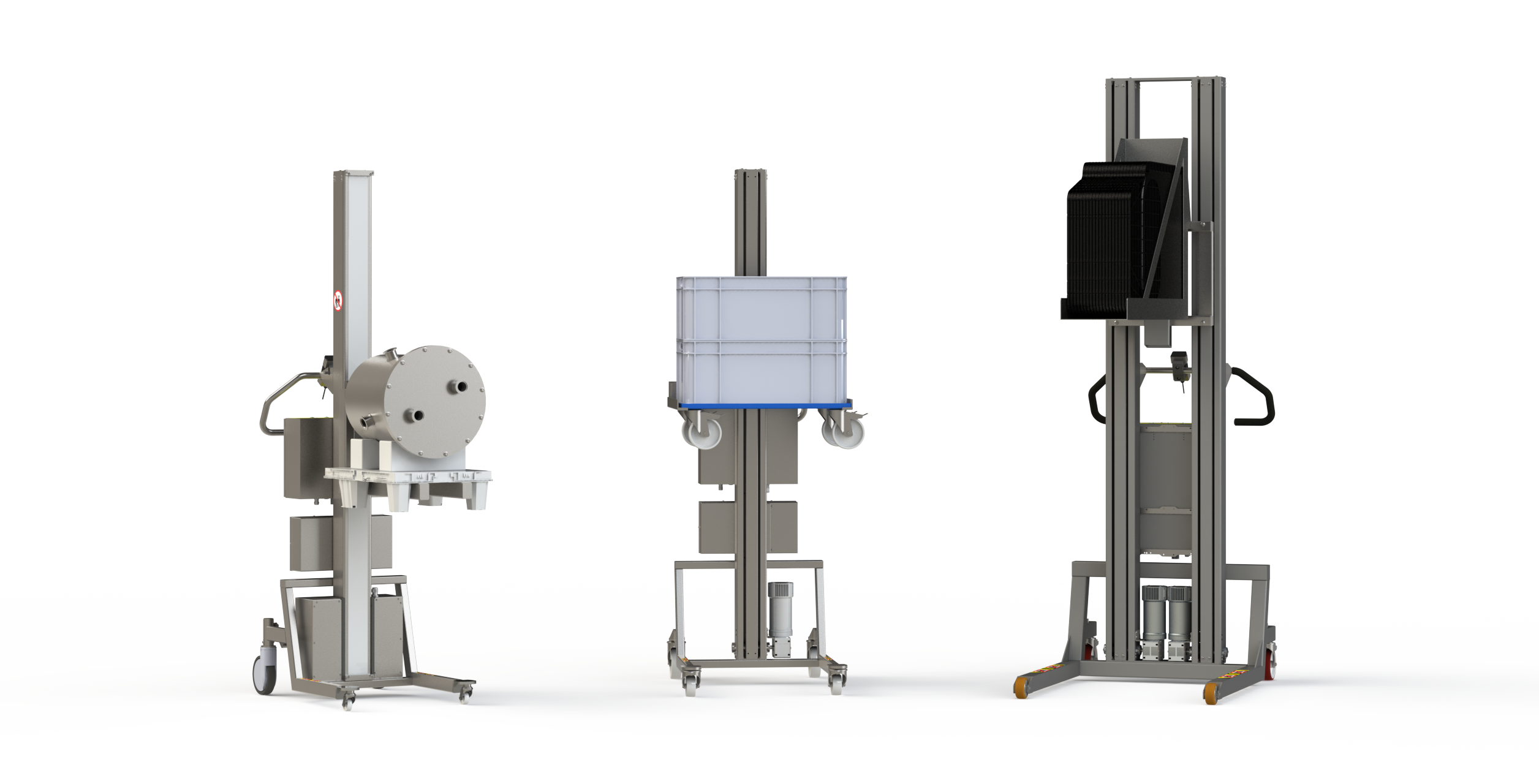 Industrielle el løftevogne til enhver industri: pharmaindustrien, fødevareindustrien, lagerindustrien, bilindustrien og elektronikindustrien. 2Lift Aps.