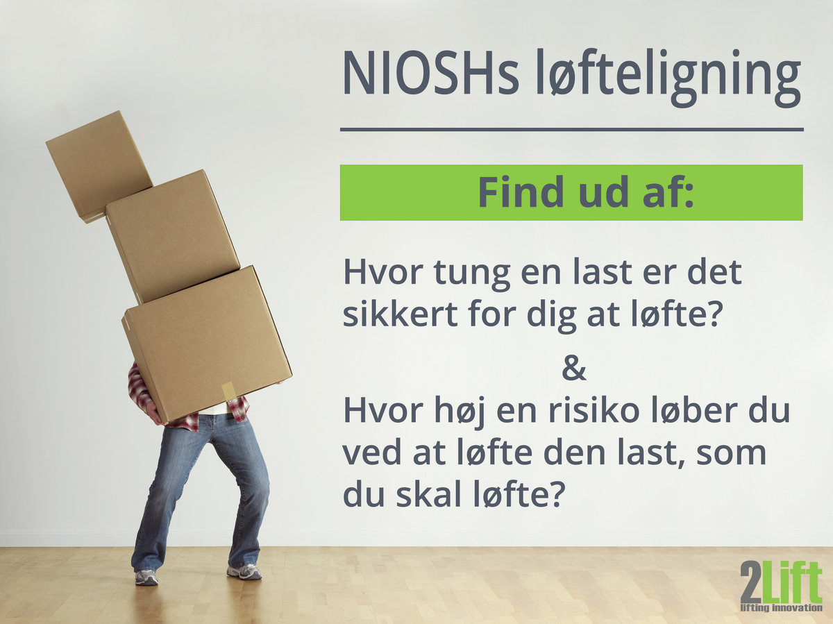 NIOSHs løfteligning: Et værktøj til risikovurdering af manuel håndtering.