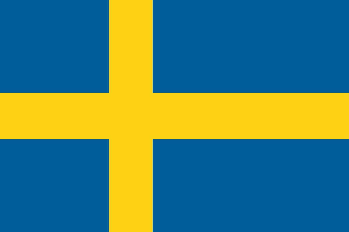 Sveriges flag.