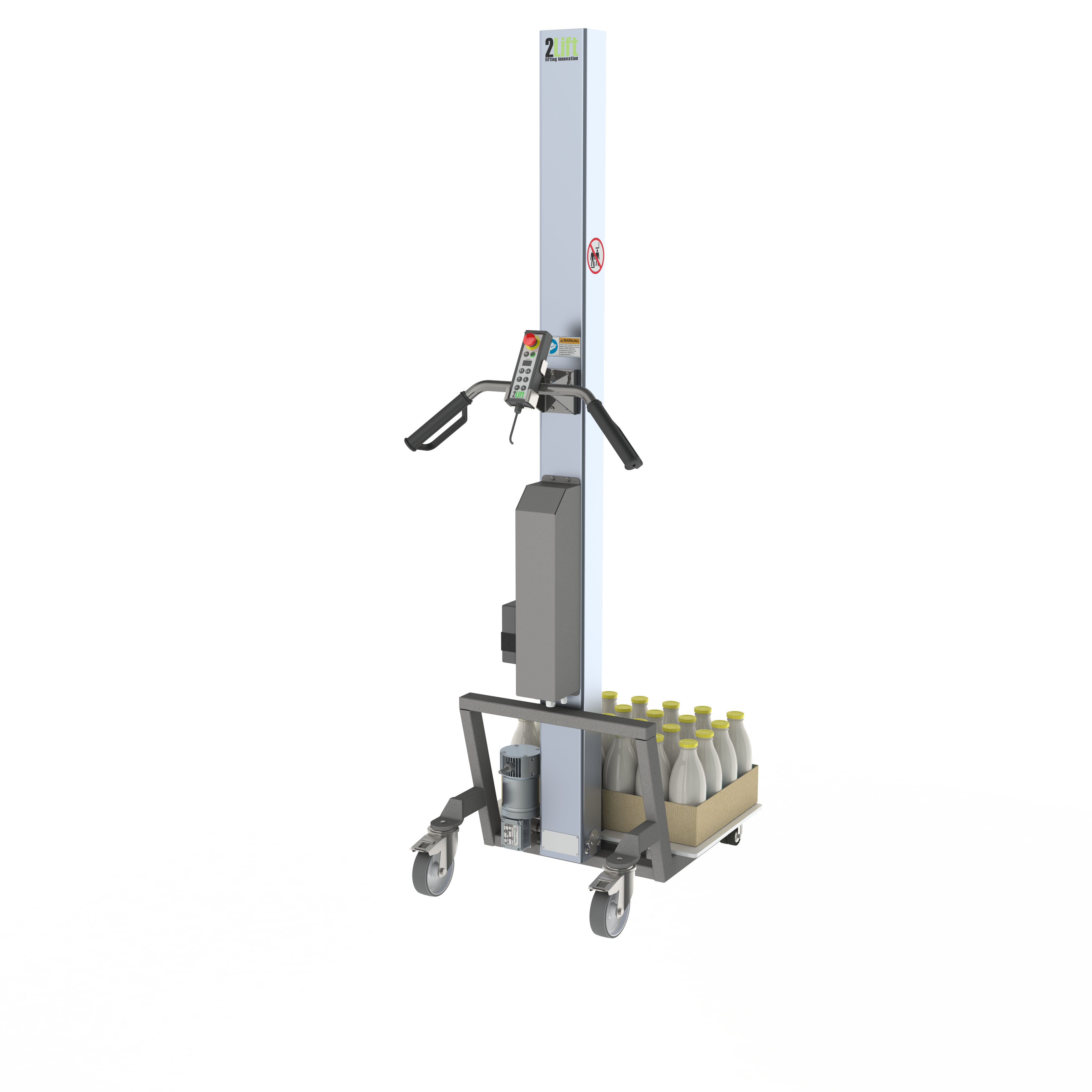 Elektrisk lift med plastikplatform (B-PP)