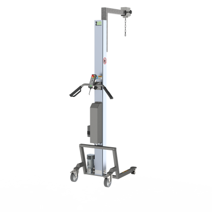 Elektrisk lift med kranarm med skinne (B-RCA)