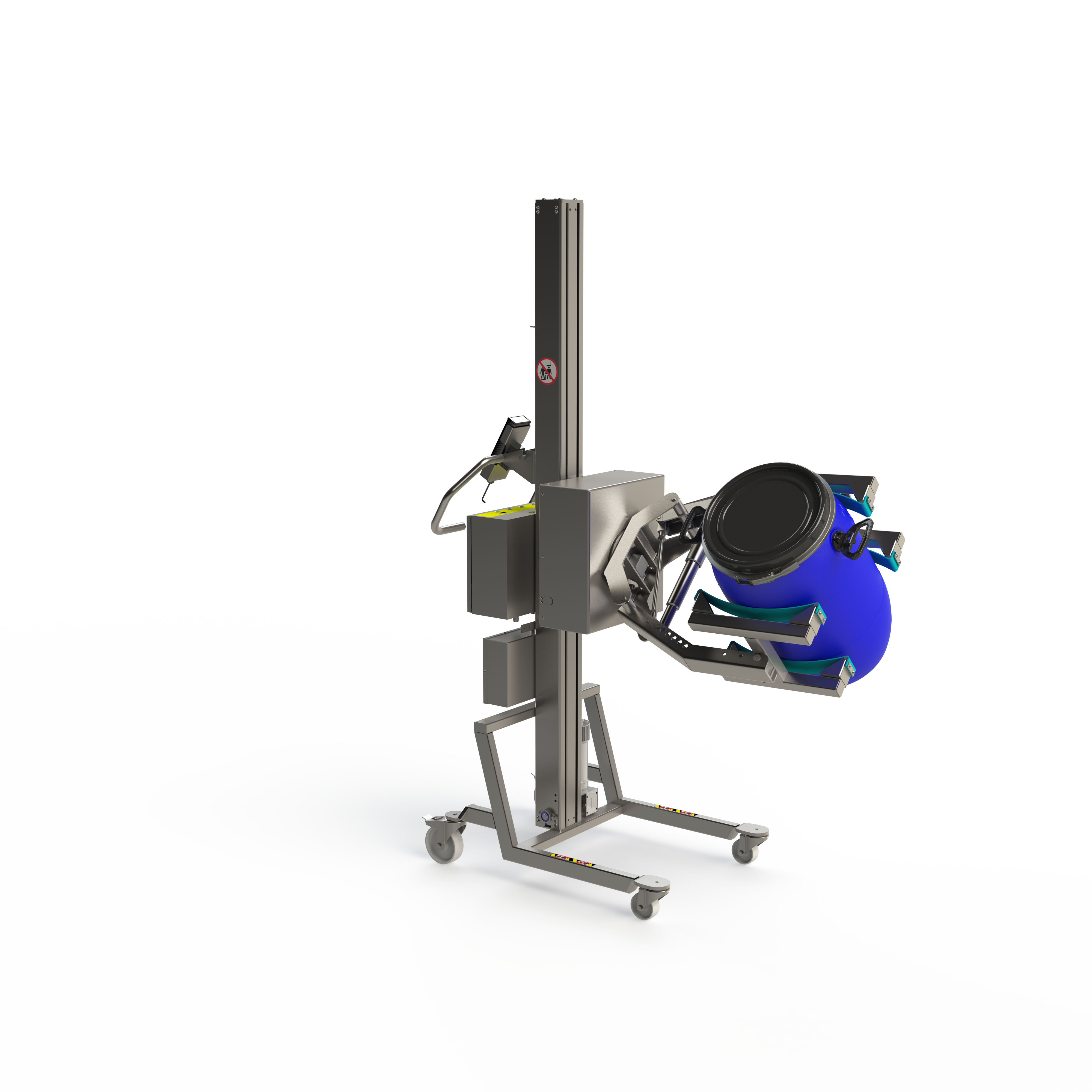 Hygiejnisk elektrisk lift i rustfrit stål (GMP) - 150 kg løftekapacitet (SF)