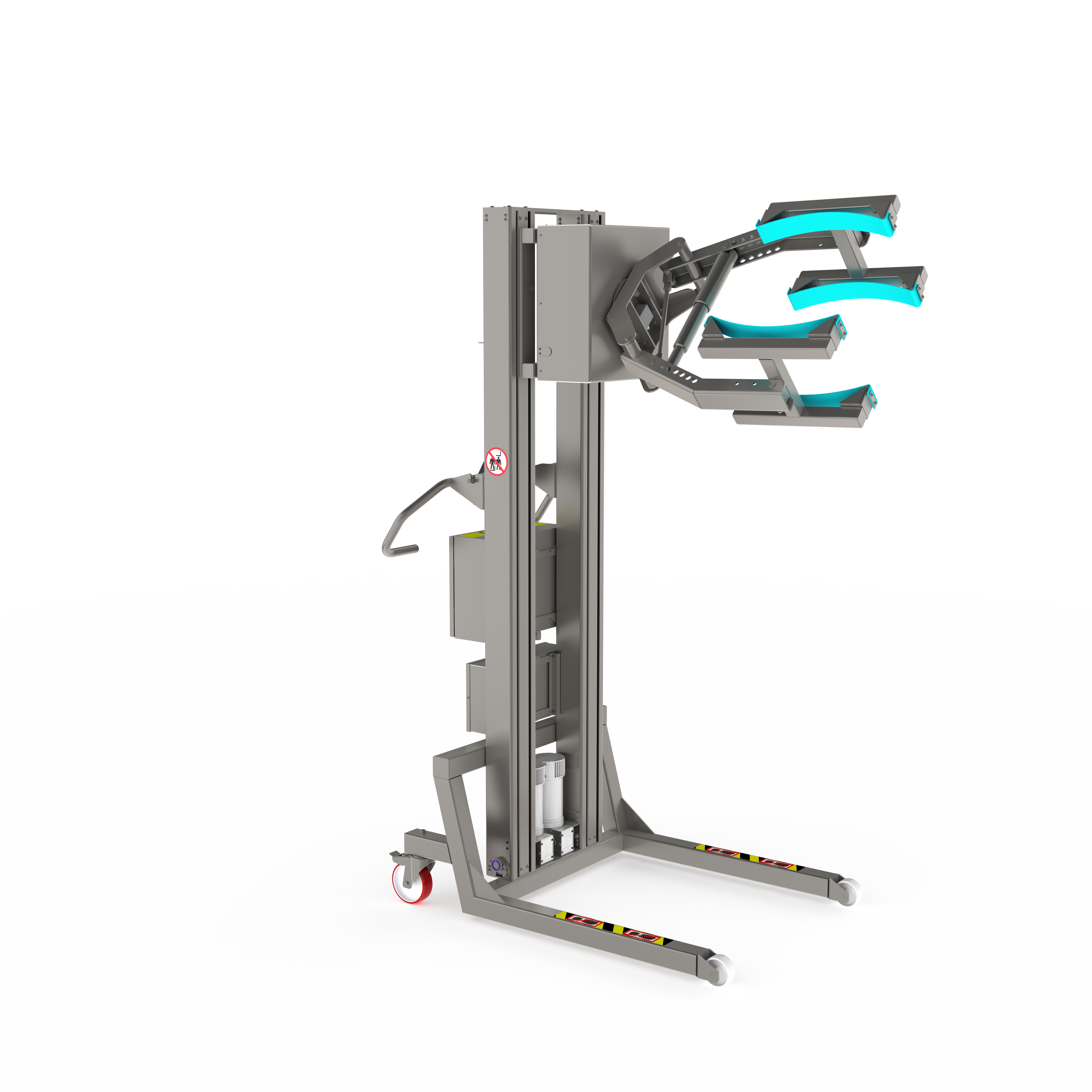 Hygiejnisk elektrisk lift i rustfrit stål (GMP) - 300 kg løftekapacitet (SF)