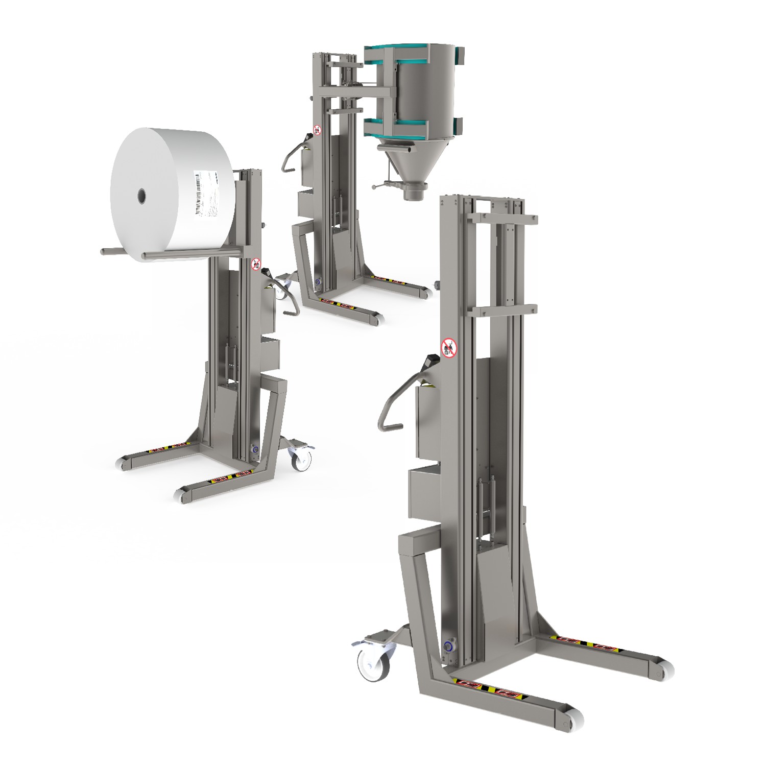 Hygiejnisk elektrisk lift i rustfrit stål (GMP) - 500 kg løftekapacitet (SF)