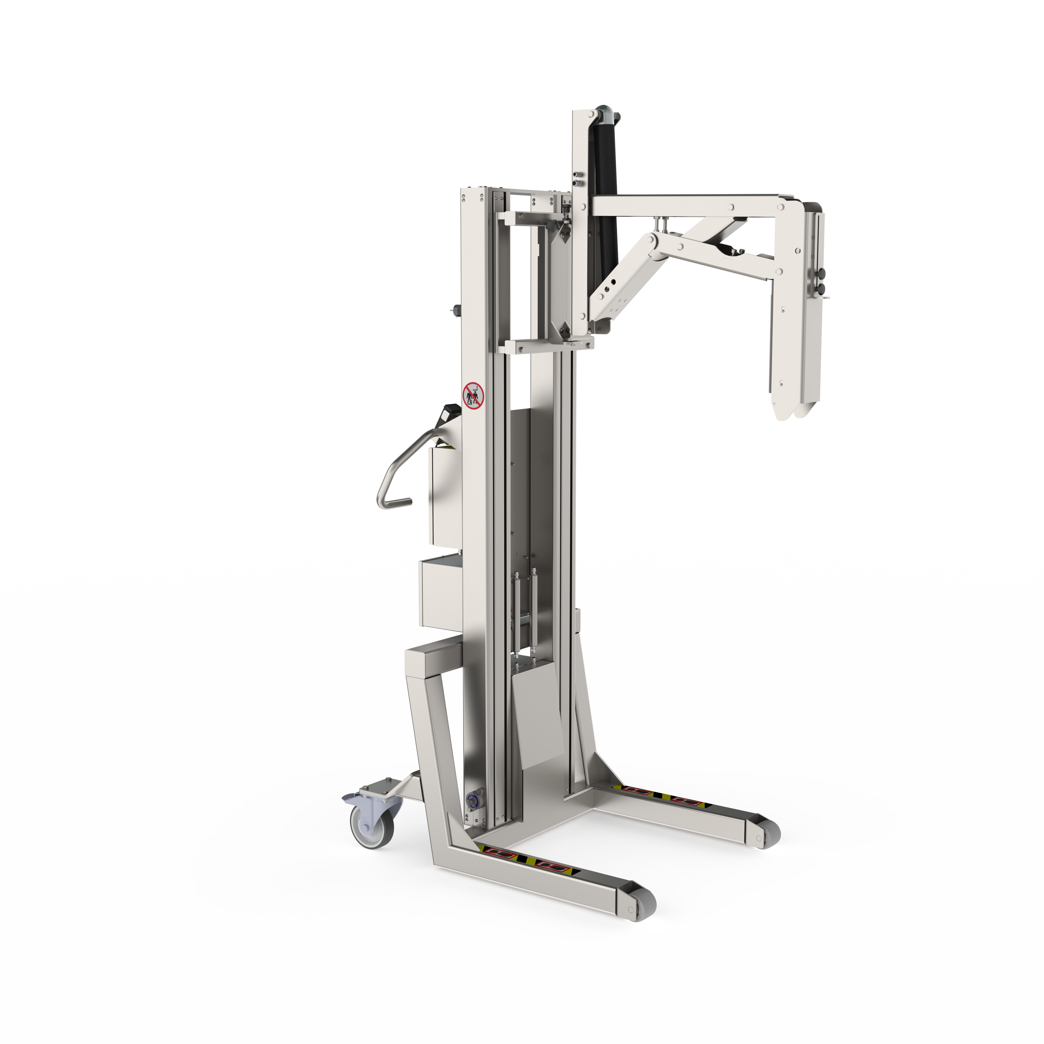 Hygiejnisk elektrisk lift i rustfrit stål (GMP) - 500 kg løftekapacitet (SF)