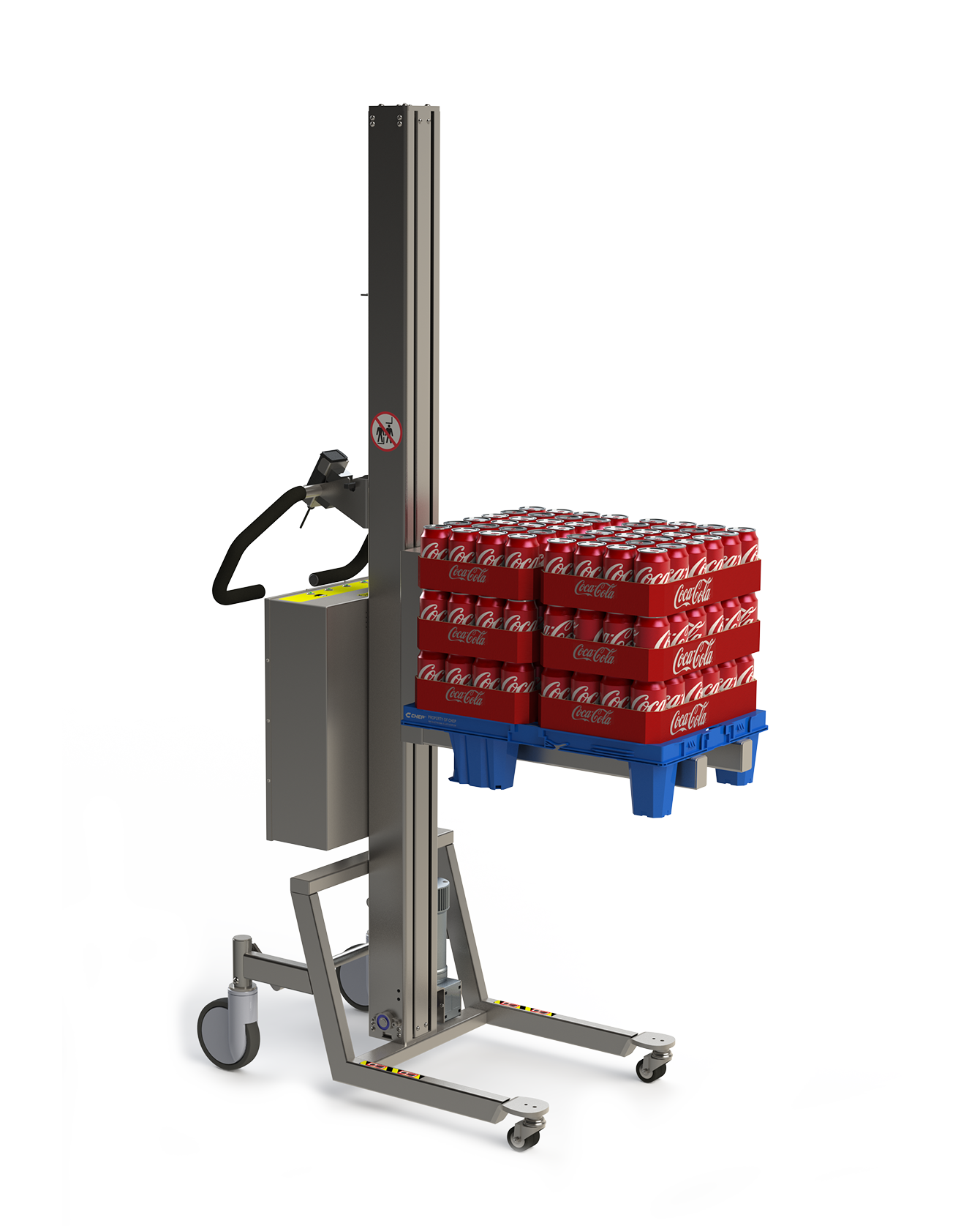 Elektrisk pallestabler. CHEP Pallet. 2Lift.