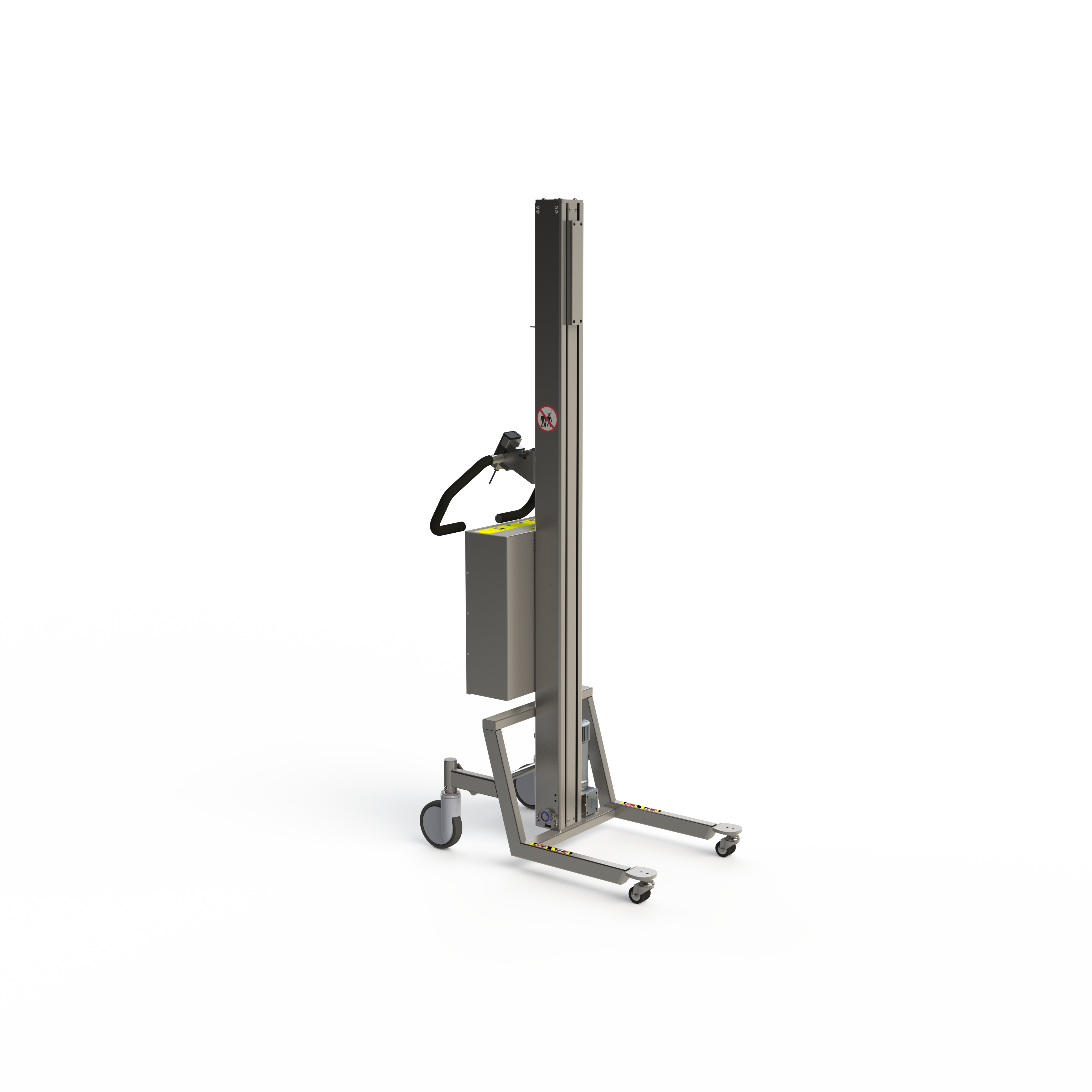 Heavy-duty elektrisk lift i rustfrit stål - 150 kg løftekapacitet (SN)