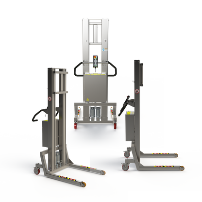 Heavy-duty elektrisk lift i rustfrit stål - 300 kg løftekapacitet (SN)