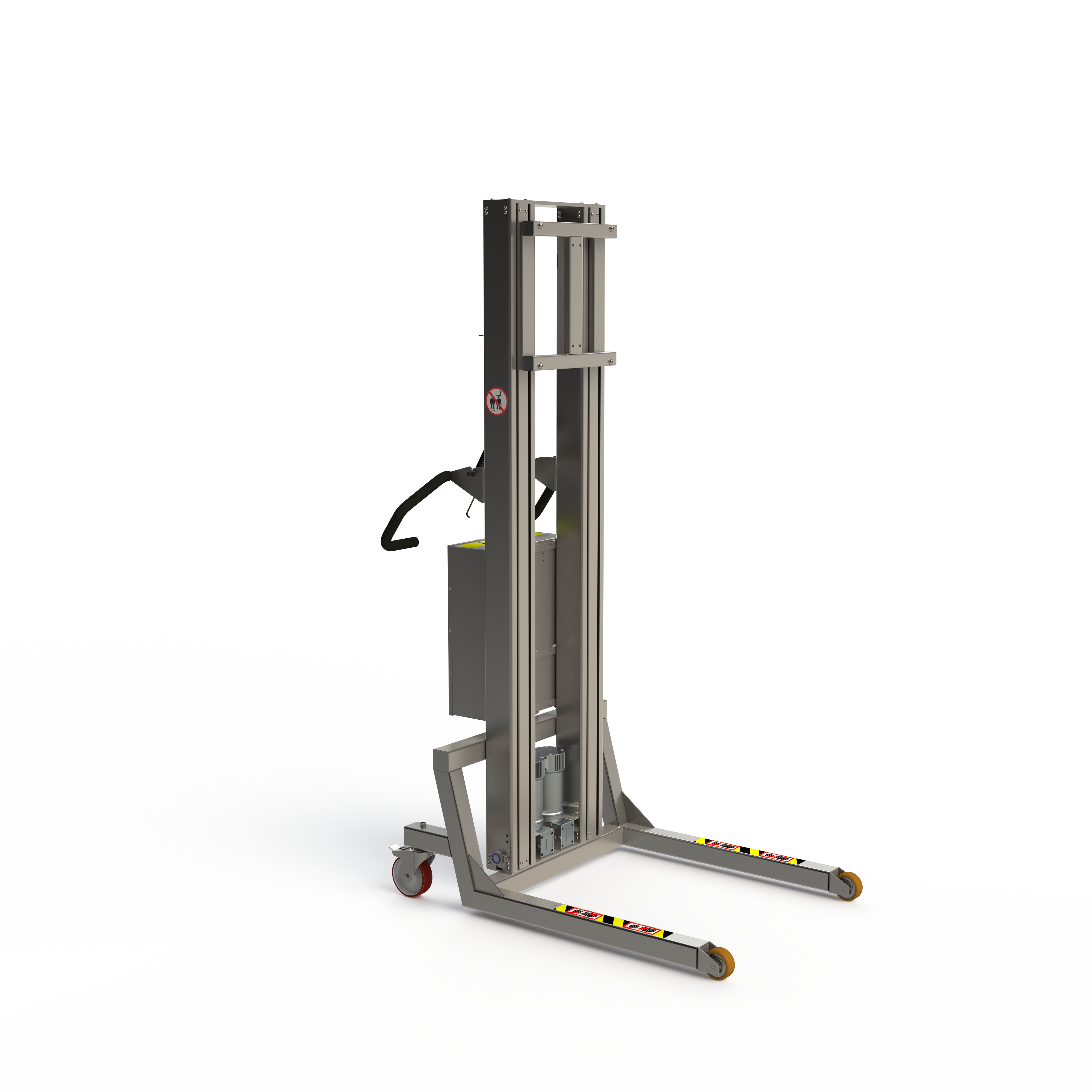Heavy-duty elektrisk lift i rustfrit stål - 300 kg løftekapacitet (SN)