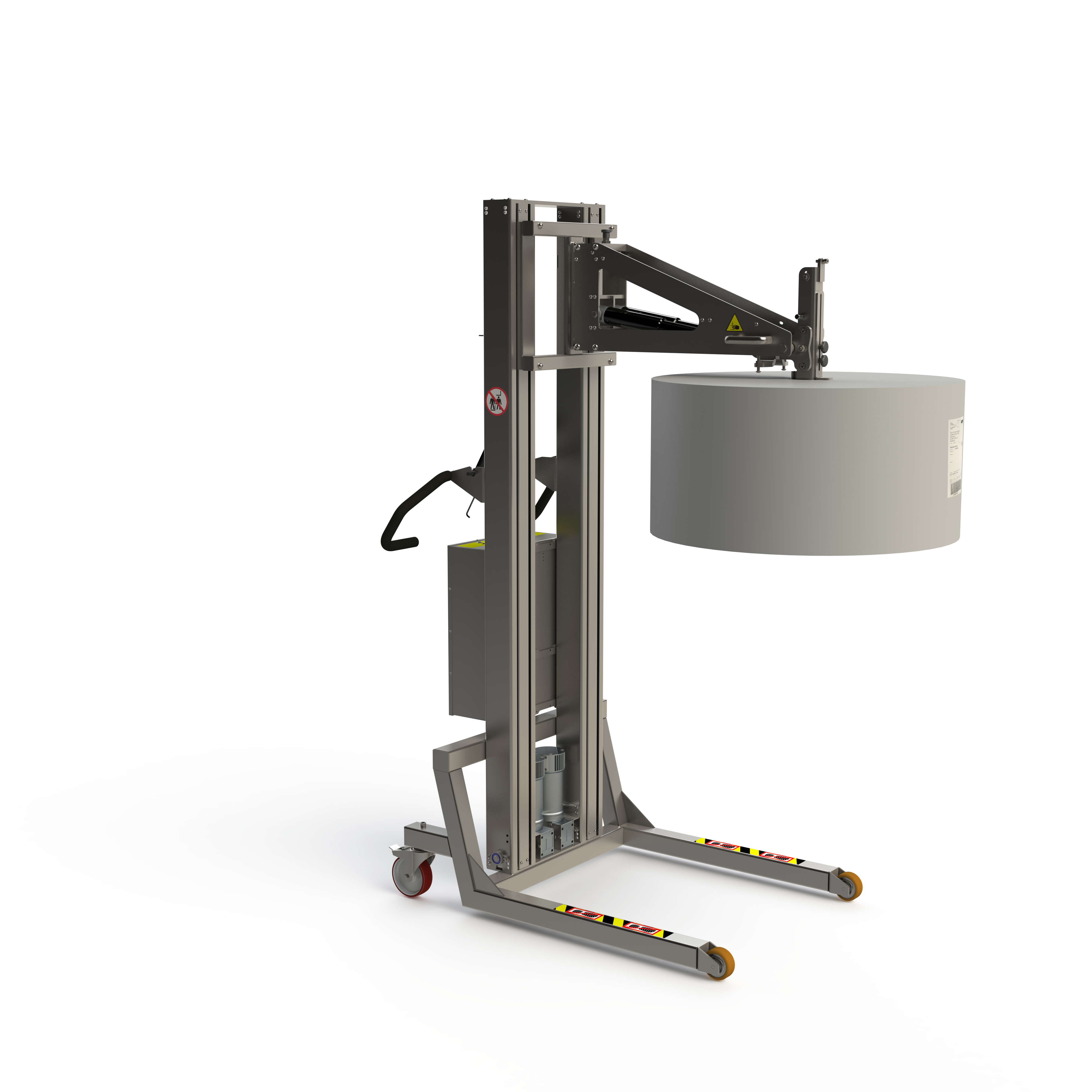 Heavy-duty elektrisk lift i rustfrit stål - 300 kg løftekapacitet (SN)