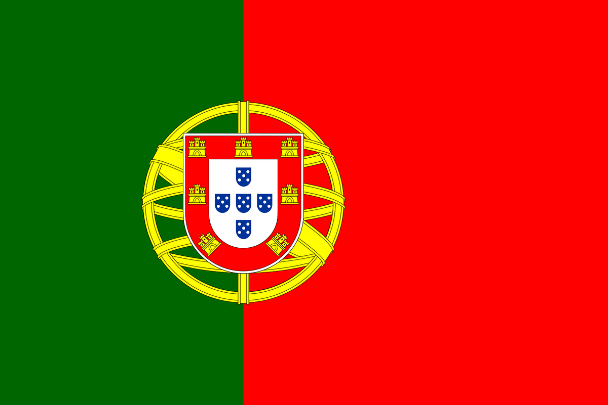 Portugals flag.