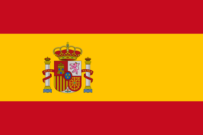Spaniens flag.