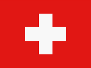 Flaget for Schweiz.