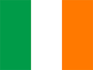 Irlands flag.