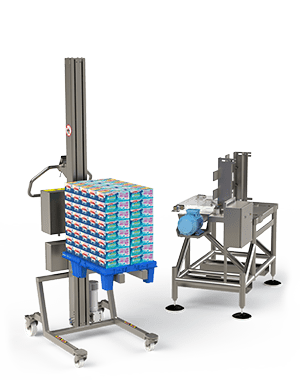Hygienic electric lifters designed for the food and beverage industry.