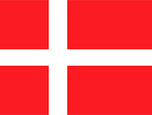 Danmarks flag.