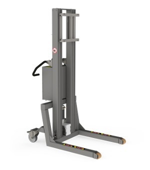 Powerful electric lifts for heavy material handling (500 kg). 