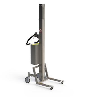 Lightweight and easily customisable industrial lifting aid able to lift up to 150 kg.