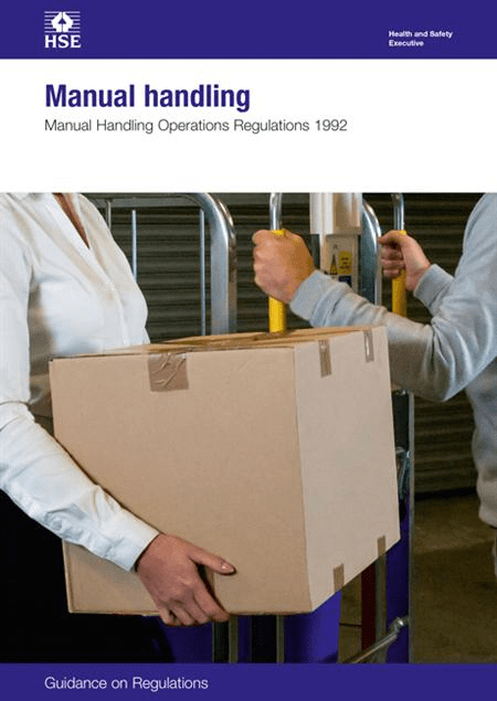 Manual Handling. Manual handling operations regulations 1992. (Manuel håndtering. Regler for manuel håndtering 1992).