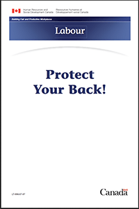 Protect Your Back! Ergonomic guidelines (Schützen Sie Ihren Rücken! Ergonomische Richtlinien.)
